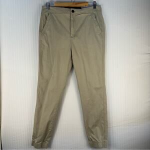 Industry Supply Co. Tan Khaki Chino Joggers Men’s Size 30 Preppy Indie Neutral